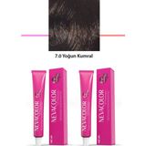 2 Li Set Premium 7.0 Yoğun Kumral - Kalıcı Krem Saç Boyası 2 x 50 G Tüp Nemere