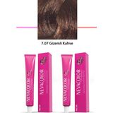2 Li Set Premium 7.07 Kahve - Kalıcı Krem Saç Boyası 2 x 50 G Tüp - #