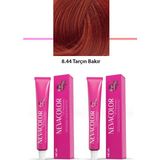 2 Li Set Premium 8.44 Tarçın Bakır - Kalıcı Krem Saç Boyası 2 x 50 G Tüp Nemere