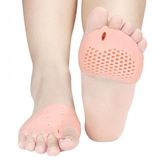 2 Li Silikon Ayak 5 Parmak Koruyucu Makaralı Parmak Ayıran Gömlek Hava Alan Bunyon Halluks Valgus