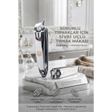 2 li Tırnak İçin Eğimli Sivri Uçlu Sorunlu Tırnak Makası Temizleme Makası Solingen 718969