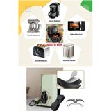 2 Li Yapışkanlı Duvar Kablo Sabitleyici Düzenleyici Airfryer Kahve Tost Makinesi Fiş Tutucu Toparlayıcı