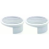 2 Li Yuvarlak Gider Süzgeci ve Koku Önleyici Kapak, Banyo, Mutfak, Duş ve Zemin Giderlerinde Kullanıma Uygun, 10 cm Çap, Dayanıklı Plastik, Saç ve Atık Tutucu Izgaralı Tasarım, Kolay Temizlik