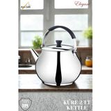 2 Lt. Küre Silikonlu Üstten Tutmalı Kettle