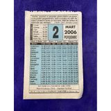 2 Mart 2006 Takvim Yapragi - Nostalji Koleksiyonluk Takvim Yapragi