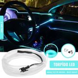 2 Metre 12V Buz Mavi İp Neon İp Led Araç İçi Neon Led