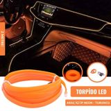 2 Metre 12V Turuncu İp Neon İp Led Araç İçi Neon Led