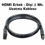 2 Metre Dişi Erkek HDMI Kablo Hdmi Uzatma