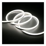 2 Metre Neon Beyaz 220 V Esnek Hortum Şerit Led Işık+ 1 Güç Fişi
