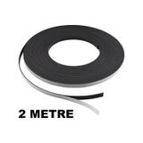 2 Metre Şerit Magnet Mıknatıs, 12Mm Arkası Yapışkanlı Çıkartmalı