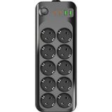 2 Mt Uzatma Kablosu Çoklu Priz Termal Akım Korumalı 10'lu Priz 3x Usb 1x Type-c Çıkışlı Priz 2 M