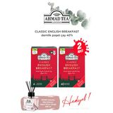 2 Paket Klasik English Breakfast 40'Lı Demlik Poşet Çay 80 G Ve Oda Kokusu
