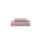 2 Parça Banyo Havlusu Seti Pamuklu Şeyma 70x140 + 50x85 Cm (Mürdüm)