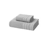 2 Parça Banyo Havlusu Seti Pamuklu Sude 70x140 + 50x85 Cm (Gri)