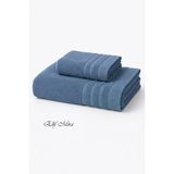 2 Parça Banyo Havlusu Seti Pamuklu Sude 70X140 + 50X85 Cm