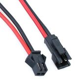 2 Pin Dişi - Erkek Bağlantı Soketi - 15 cm Kablolu