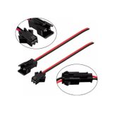 2 Pin Kablo 15 Cm Erkek - Dişi Takım 2 Li Kablo Soketi