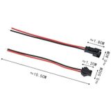 2 Pin Sm Jst Kablo 10Cm Erkek - Dişi 1 Takım 2 Li Kablo Söketi 1 Adet