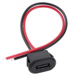 2 Pin Type C Usb Uzatma Kablosu-Syah