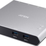 2-Port 4K HDMI USB-C KVM Dock Switch, Power Pass-through özellikli<br>2-Port 4K HDMI USB-C KVM