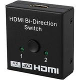 2 Port Çift Yönlü Hdmi Switch Splitter Ekran Monitör Çoklayıcı Çoğaltıcı Bidirection