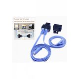 2 Port Network Splitter - Ethernet Uzatma - İnternet Çoklayıcı