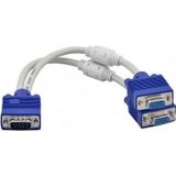 2 port vga çoğaltıcı 2 port vga splitter kablo