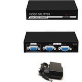 2 Port Vga Splitter Adaptör Destekli Vga Görüntü Çoklayıcı 15 Pin 2li Vga Çoğaltıcı 1 In 2 Out