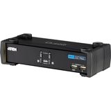 2 port'lu USB 2.0 DVI KVMP™ Switch + 2 port'lu USB (2.0) Hub, Masaüstü Tip, KVM bağlantı k
