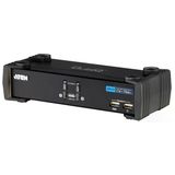 2 port'lu USB 2.0 DVI KVMP™ Switch + 2 port'lu USB (2.0) Hub, Masaüstü Tip, KVM bağlantı kablosu ürün beraberinde gelmektedir