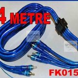 2 RCA-4 RCA SÜPER OTO SES ANFİ KABLOSU 4 METRE
