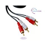 2 Rca To 2 Rca Stereo Aux Tos Ses Kulaklık Ev Sineması Hdtv Hi-Fi Sistemleri Bluray Oynatıcı Oyun Konsolları 3M İçin Güç Kablosu