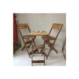 2 Sandalye 1 Masa Bar Takımı Katlanır Set
