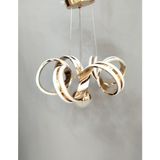 2 Şerit LED Modern Avize - Gold