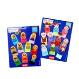 2 Set - 20 Parça Emojiler ve Aile Bireyleri Parmak Kukla T106 T752