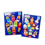 2 Set - 20 Parça Emojiler ve Evcil Hayvanlar Parmak Kukla T106 T772