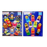 2 Set - 20 Parça Emojiler ve Masal Kahramanları Parmak Kukla T225 T106