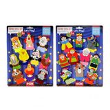 2 Set - 20 Parça Masal Kahramanları Ve Çiftlik Hayvanlar Parmak Kukla T225 T220