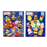 2 Set - 20 Parça Masal Kahramanları ve Evcil Hayvanlar Parmak Kukla T771 T225