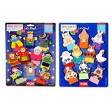 2 Set - 20 Parça Masal Kahramanları ve Evcil Hayvanlar Parmak Kukla T772 T225