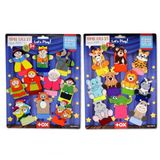 2 Set - 20 Parça Masal Kahramanları Ve Safari Hayvanları Parmak Kukla T223 T225