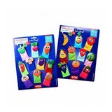 2 Set - 20 Parça Meyveler ve Sebzeler Parmak Kukla T104 T105