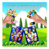2 Set - 20 Parça Tox Emojiler Ve Evcil Hayvanlar Parmak Kukla T106 T771