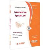 2. Sınıf 3. Yarıyıl Dönemsonu İşlemleri Konu Anlatımlı Soru Bankası - Kod 260
