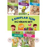 2.sınıf Çocukların Zevkle Okuyacağı 5'li Hikaye Seti