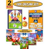 2. Sınıf Matematik Çalışma Test Kitabı+ Poşet Deneme+Renkli 5'li Öykü Seti