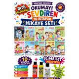 2.Sınıf Öğretmen Tavsiyeli Okumayı Sevdiren 32 Sayfa 10 Kitaplık Hikaye Seti-6 (Slime Set Hediyeli)