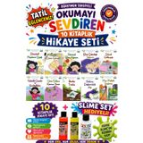 2.Sınıf Öğretmen Tavsiyeli Okumayı Sevdiren 32 Sayfa 10 Kitaplık Hikaye Seti-8 (Slime Set Hediyeli)