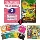 2. Sınıf Tüm Dersler Telefi Kitabı+10 'Lu Hikaye Seti + Kum Boyama + Süngerbob Hikaye