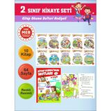 2.Sınıflar İçin Okumayı Sevdiren 10 Lu Hikaye Seti 5 (Kitap Okuma Defteri Hediyeli)